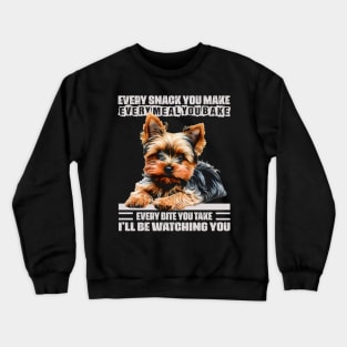 Yorkshire Royalty Stylish Tee Celebrating the Majesty of Yorkies Crewneck Sweatshirt